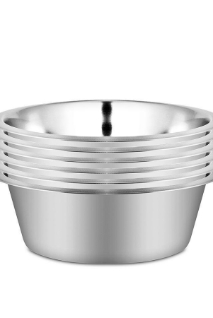 hometales-stainless-steel-bowlskatori-300-ml-per-unit-pack-of-6-silver