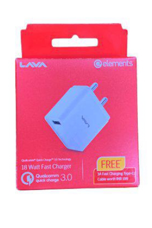 Lava Elements 18W Fast Charger White
