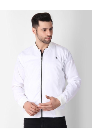 forbro-white-nylon-regular-fit-mens-windcheater-jacket-pack-of-1-none