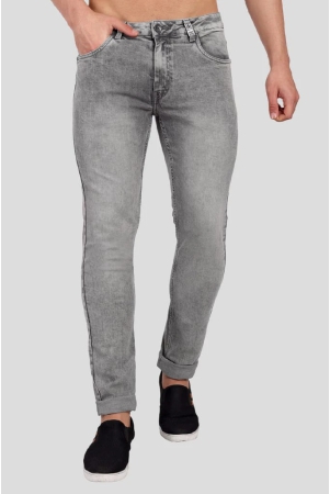 Men Grey Denim Slim Fit Jeans