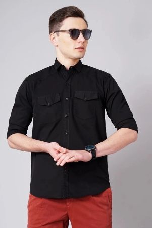 paul-street-black-100-cotton-slim-fit-mens-casual-shirt-pack-of-1-none