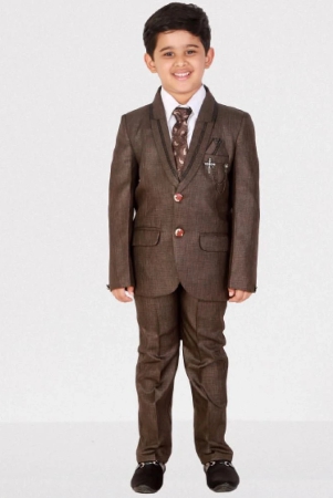 dkgf-fashion-brown-polyester-boys-suit-pack-of-1-none