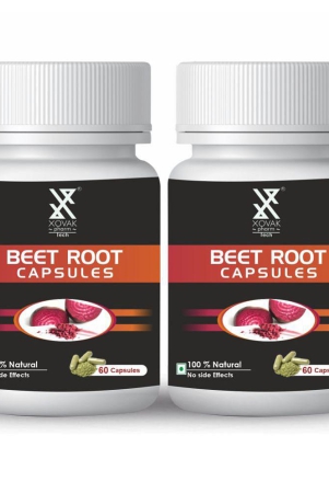 xovak-pharmtech-organic-beet-root-capsule-100-gm-pack-of-2