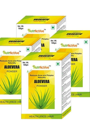 NutrActive Aloevera Powder 100 gm Pack Of 4