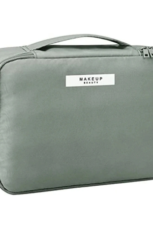 house-of-quirk-grey-travel-makeup-bagcosmetic-bag-grey