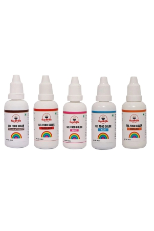 foodfrillz-chocolate-brown-super-red-orange-blue-pink-food-gel-color-20-ml-each-set-of-5