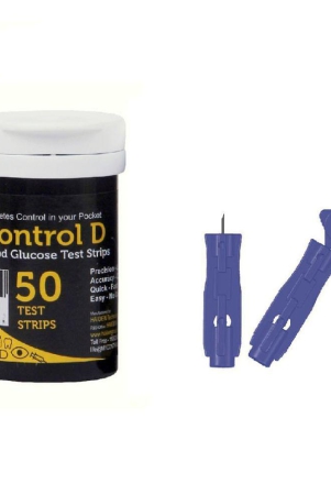 control-d-50-test-strips-lancets-below-100-expiry-aug-2024