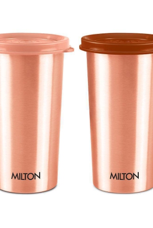 milton-copper-drinking-water-tumbler-with-lid-set-of-2-480-ml-each-copper-100-leak-proof-office-gym-yoga-home-kitchen-hiking-treking-travel-tumbler-copper