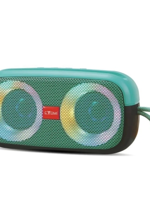 CYOMI MAX 650 GREEN 10 W Bluetooth Speaker Bluetooth V 5.0 with USB,3D Bass,SD card Slot Playback Time 8 hrs Green - Green