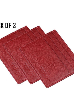 tough-red-leather-atm-money-slot-6-slot-card-holder-for-men-women-red