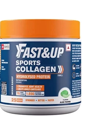 fastup-sports-collagen-protein-7g-type-1-marine-collagen-peptides-supports-healthy-joints-bones-muscles-aam-panna-flavour-25-servings