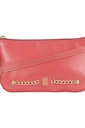 baggit-pink-pu-handheld-pink