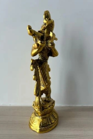 aarna-creations-hand-carved-metal-krishna-with-basuri-beautiful-krishna-with-basuri-ghungrubells-antique-golden-krishna-idol-krishna