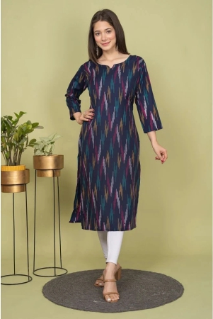 estela-cotton-printed-straight-womens-kurti-navy-pack-of-1-none