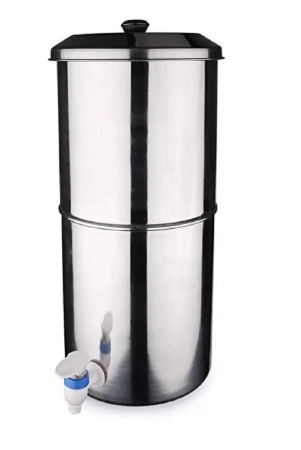 dynamic-store-dynore-stainless-steel-non-electric-water-filter-and-purifier-with-18-ltr-capacity-includes-2-water-filter-candles