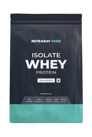 nutrabay-pure-whey-protein-isolate-powder-500g-unflavored-265g-protein-62g-bcaa-nabl-lab-tested-muscle-growth-recovery-100-raw-whey-isolate-for-men-women