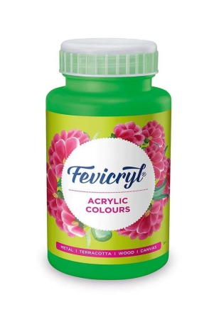 fevicryl-acrylic-colour-art-craft-paint-diy-paint-rich-pigment-noncraking-paint-for-canvas-wood-leather-earthenware-metal-ideal-for-artists-light-green-500ml