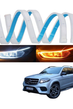 kozdiko-60-cm-flexible-white-daytime-running-light-for-cars-with-matrix-yellow-indicator-with-turn-sequential-flow-60-cm-set-of-2-pieces-formercedes-benz-gls-class