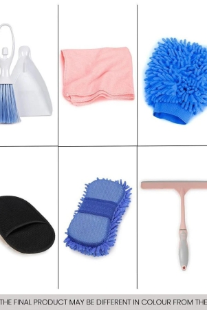 hometales-car-cleaning-combo-of-mini-dustpan-with-brush-wiper-wool-gloves-microfiber-gloves-sponge-and-microfiber-towel-4040-cm-for-car-accessories-pack-of-6-