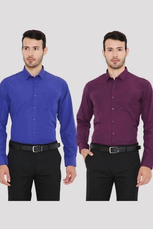 maharaja-multicolor-polyester-slim-fit-mens-formal-shirt-pack-of-2-44