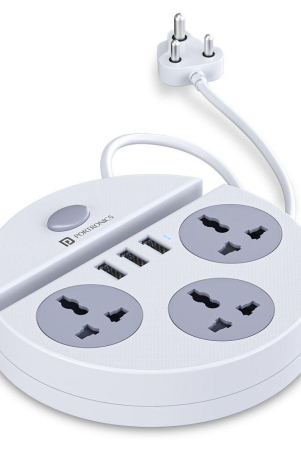 portronics-power-plate-5power-converter-with-usb-charger-white-por-1359