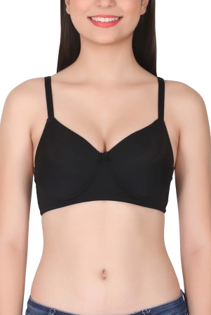 lacyluxe-seamless-paddednon-wired-bra-32c-black-nylon-spandex-blend