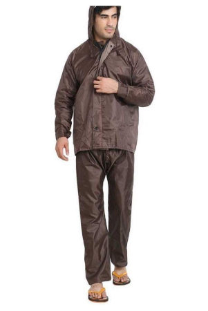 Zacharias Brown Rain Suit - 2XL