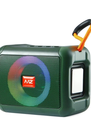 mz-m408sp-5-w-bluetooth-speaker-bluetooth-v-50-with-sd-card-slot-playback-time-6-hrs-green-green