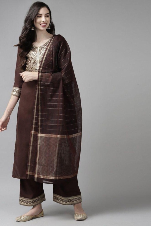 estela-brown-straight-cotton-womens-stitched-salwar-suit-pack-of-1-none