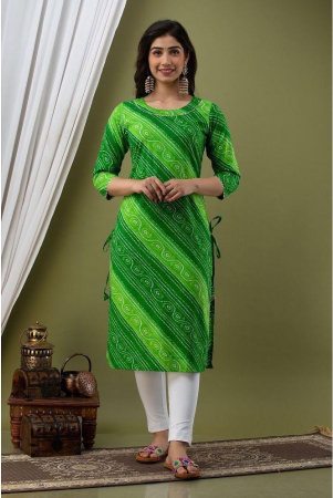 lee-moda-green-cotton-womens-straight-kurti-pack-of-1-l