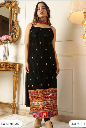 embellished-thread-work-kurta-with-trousers-dupatta-xxl