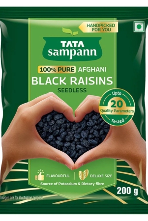 tata-sampann-100-pure-afghani-black-raisins-seedless-kali-kishmish-kali-draksh-dry-fruits-flavourful-delicious-snack-source-of-potassium-dietary-fibre-200-g