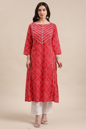 varanga-cotton-printed-flared-womens-kurti-red-pack-of-1-none