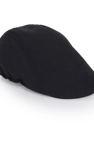 zacharias-black-cotton-mens-cap-pack-of-1-black