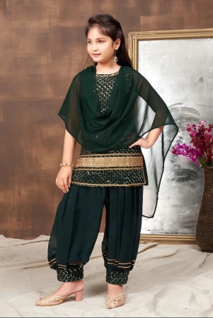 aarika-dark-green-georgette-girls-suit-sets-pack-of-1-none