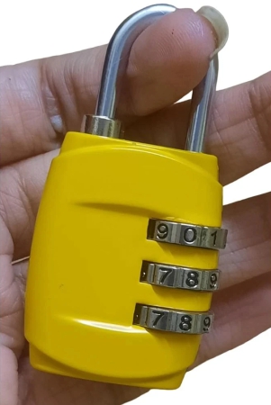 3digit-yellow-padlockcombination-lock