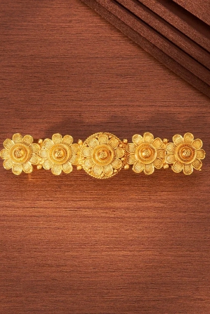 antique-plain-gold-hair-clip-with-gold-plating-gold