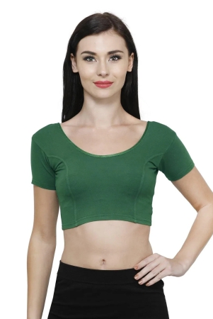 vami-womens-cotton-stretchable-readymade-blouses-rich-green-xxl