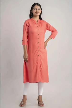 mauka-pink-rayon-womens-straight-kurti-pack-of-1-xl