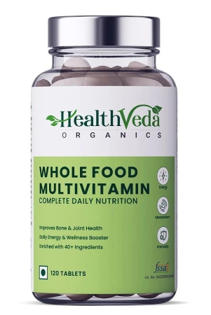 health-veda-organics-whole-food-multivitamin-for-energy-brain-heart-health-eye-health-120-veg-tablets