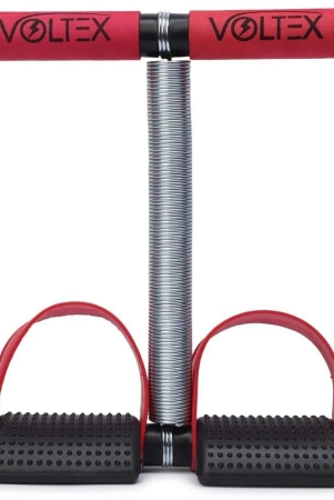 voltex-red-single-spring-tummy-trimmer-for-abs-exerciserbody-toner-and-fat-buster-for-men-and-women-red