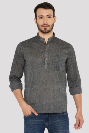 maharaja-black-cotton-blend-mens-regular-kurta-pack-of-1-none