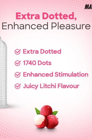 manforce-litchi-flavoured-extra-dotted-condom-with-1740-dots-10s