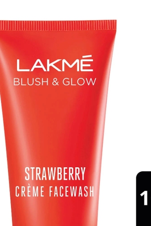 lakme-strawberry-creme-face-wash-100gm