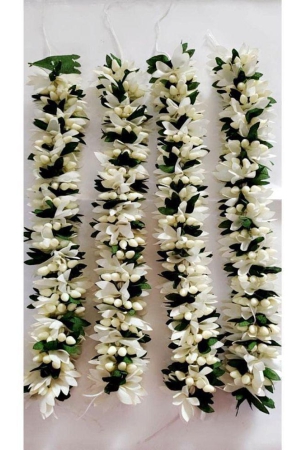 padmavathi-enterprises-jasmine-white-artificial-flowers-pack-of-4