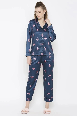 smarty-pants-blue-rayon-womens-nightwear-nightsuit-sets-pack-of-1-none