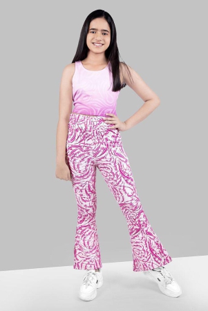 pink-printed-flared-jeggings-none