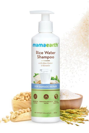 Mamaearth Rice Water Shampoo With Rice Water And Keratin (250ml)