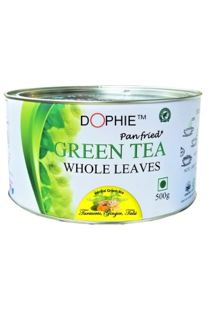 dophie-turmericginger-tulsi-green-tea-whole-leaves-500g