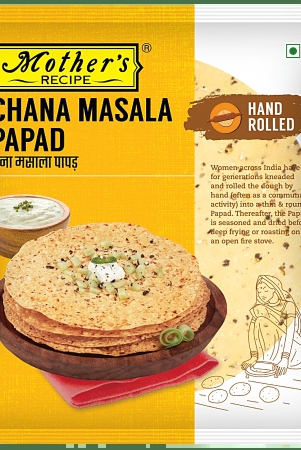 Mother Receipe MotherS Receipe Channa Masala Papad, 200 Gm